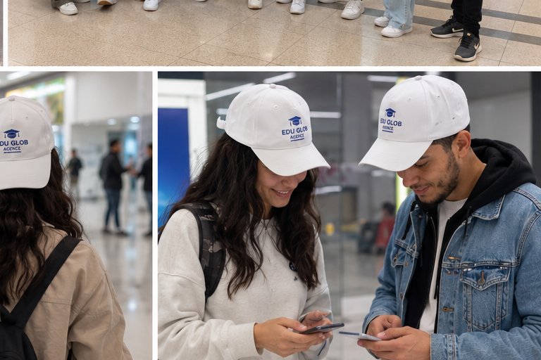 EDUGLOB students preparing for departure
